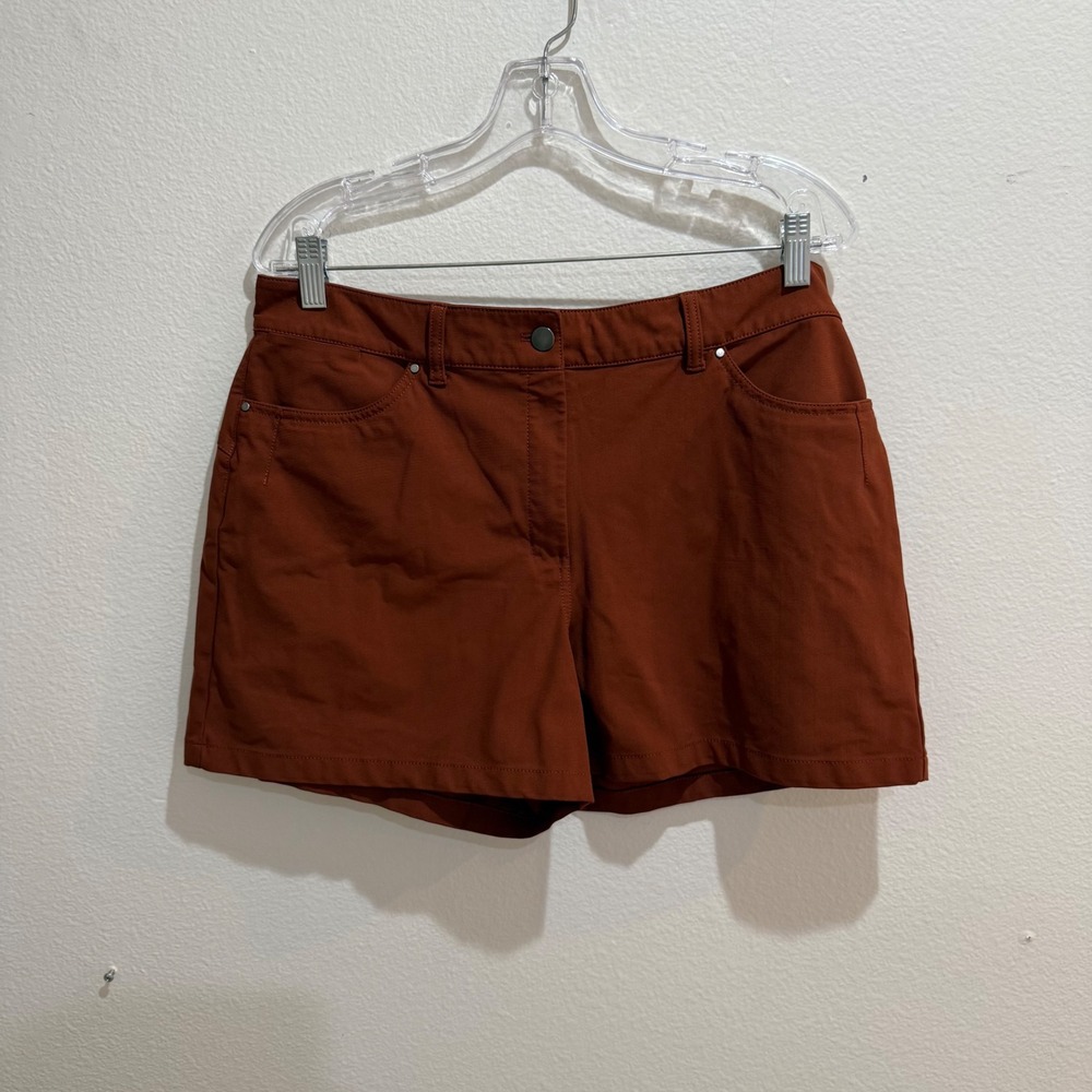 Lululemon Commission Short Warpstreme Rust Red Size 32 5 Inch Inseam Chino